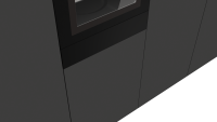 Фасад вакууматора металлический ANTHRACITE